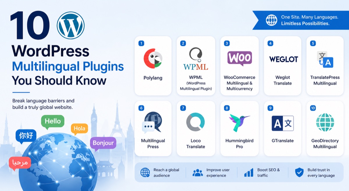 10 WordPress Multilingual Plugins You Should Know