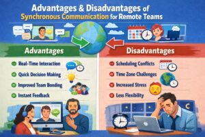 Advantages and Disadvantages of Synchronous Communication for Remote Teams