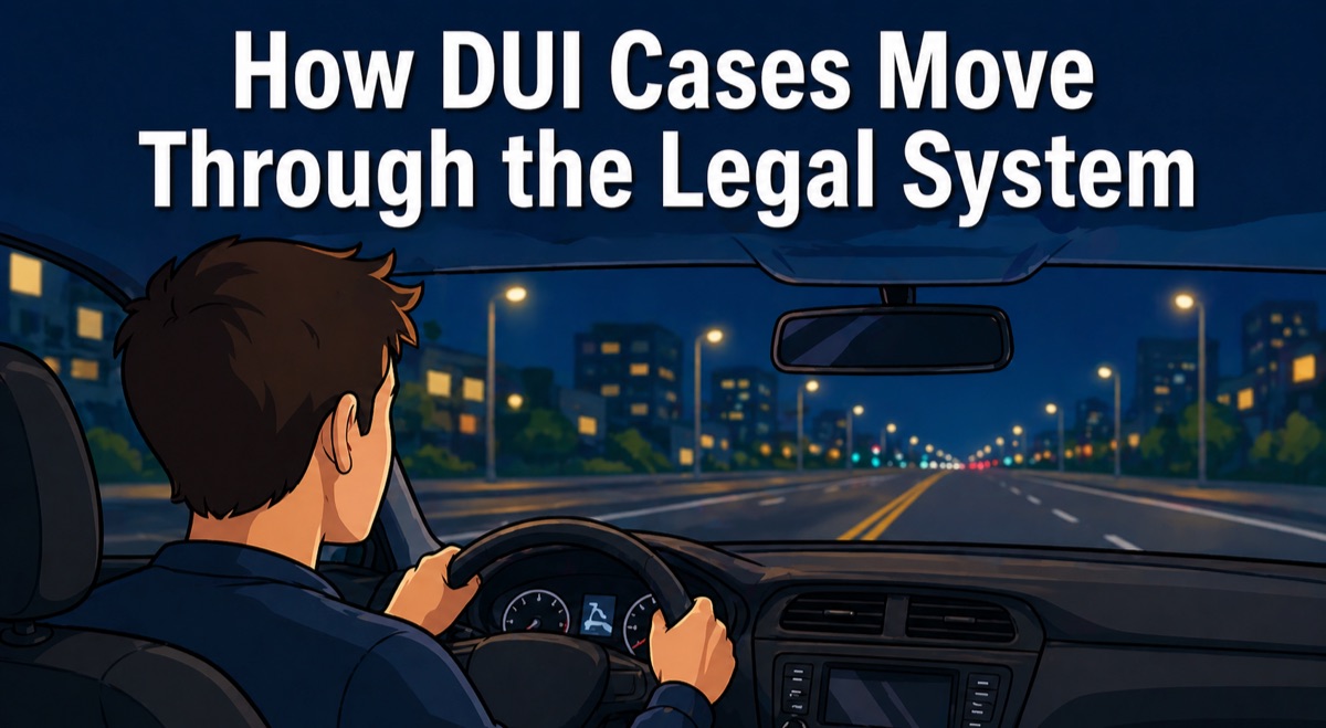 How DUI Cases Move Through the Legal System