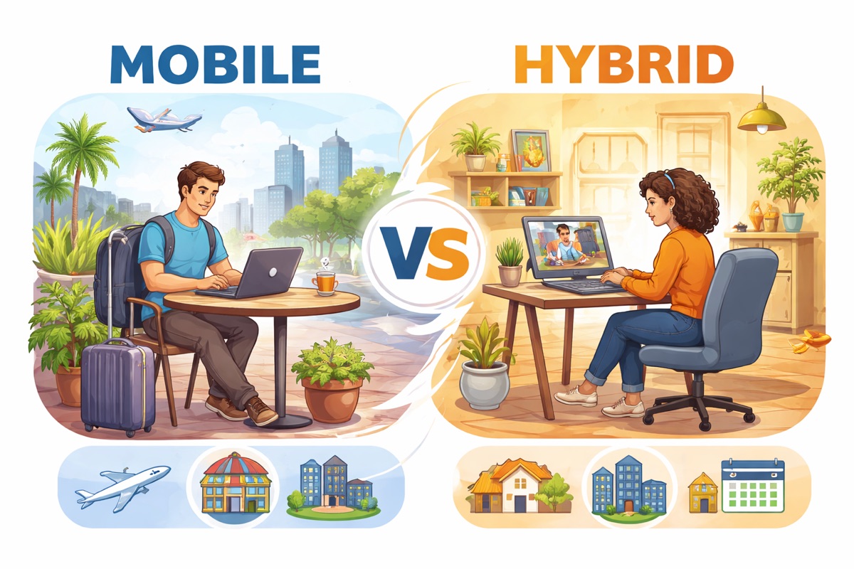 Mobile versus Hybrid