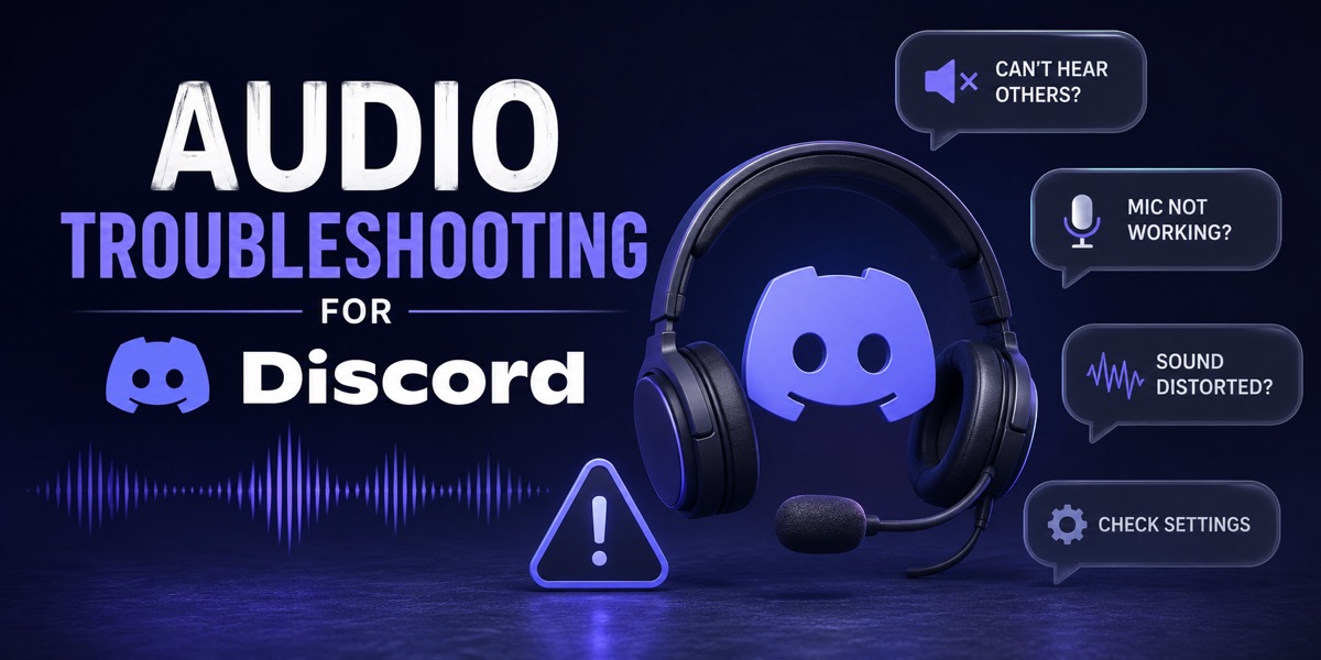 Audio troubleshooting for Discord
