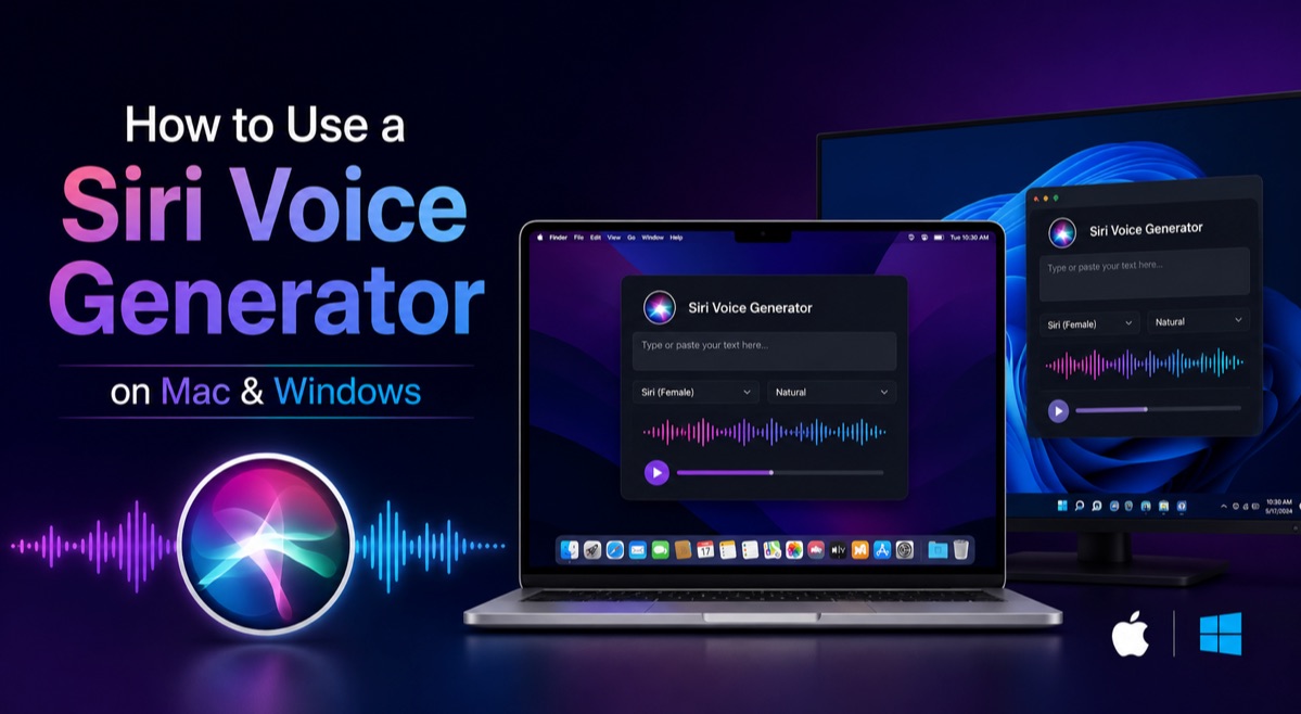 How to Use a Siri Voice Generator on Mac & Windows