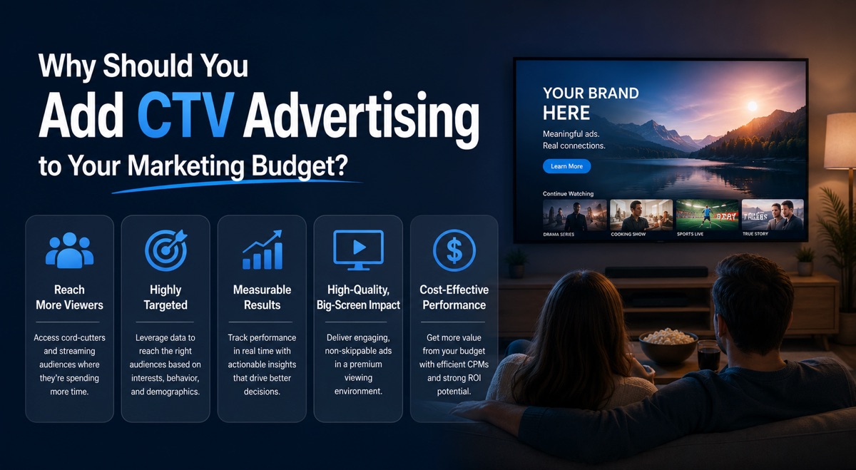 Why Should You Add CTV Advertising to Your Marketing Budget?
