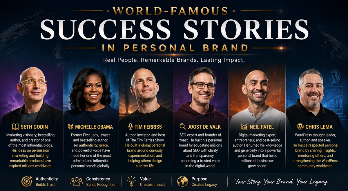 World-Famous Success Stories in Personal Brand