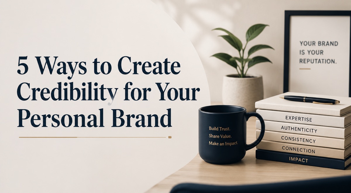 5 Ways to Create Credibility for Your Personal Brand