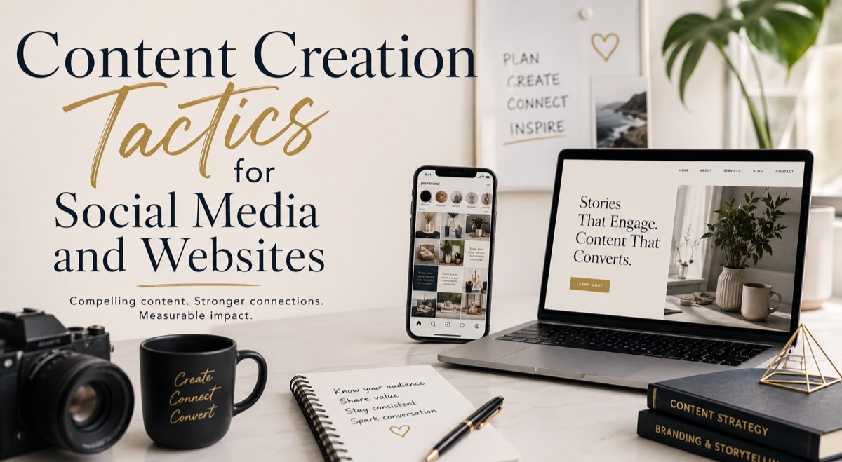Content Creation Tactics for Social Media and Websites