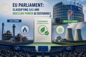 EU Parliament: Classifying Gas and Nuclear Power as Sustainable