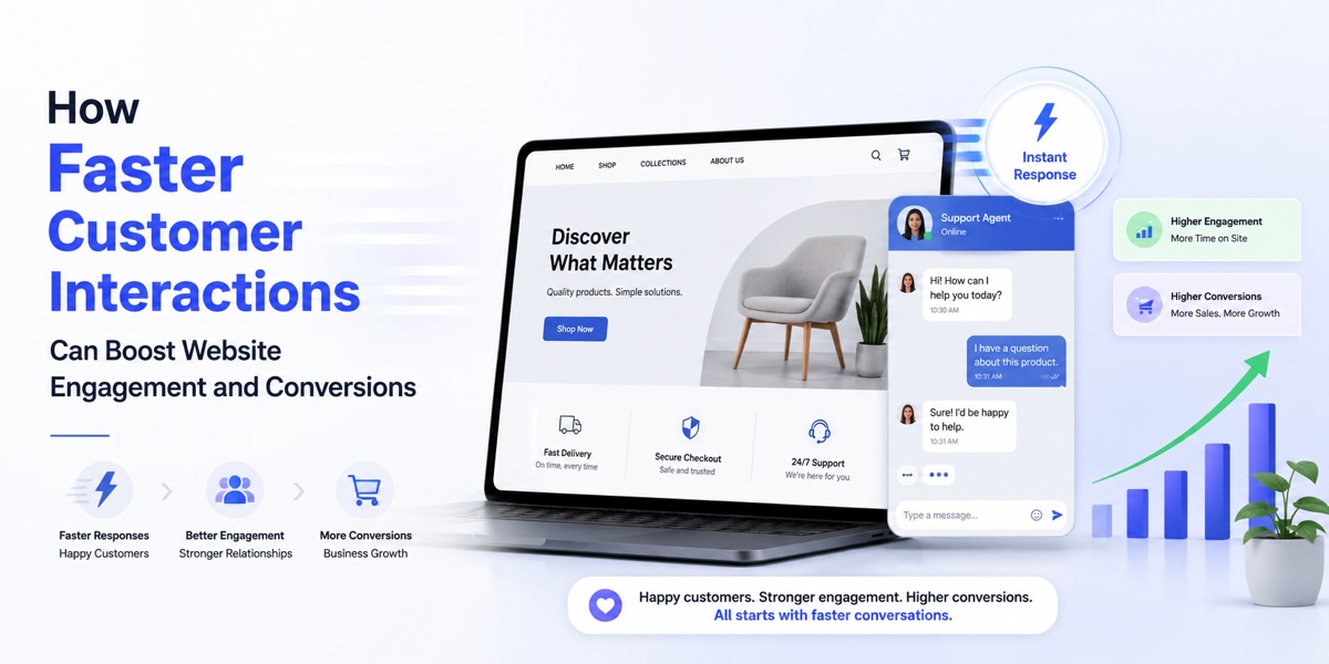 How Faster Customer Interactions Can Boost Website Engagement and Conversions