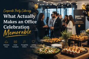 Corporate Party Catering: What Actually Makes an Office Celebration Memorable