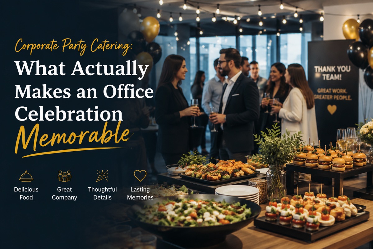 Corporate Party Catering: What Actually Makes an Office Celebration Memorable