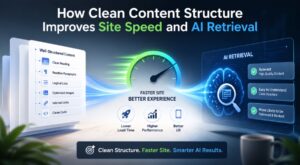 How Clean Content Structure Improves Site Speed and AI Retrieval