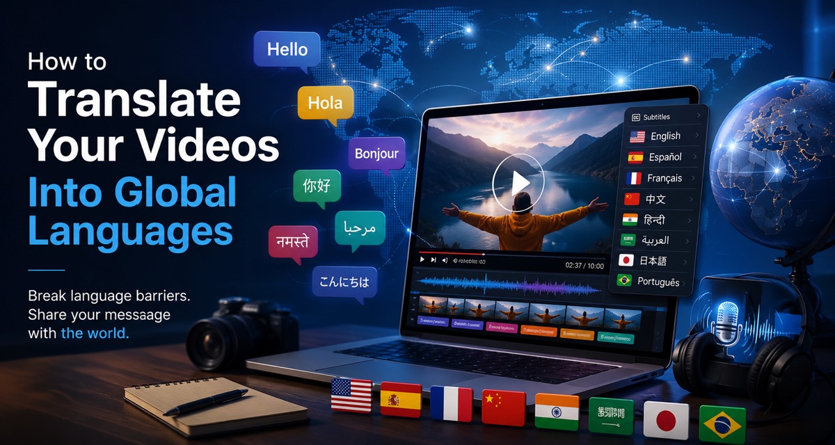 How to Translate Your Videos Into Global Languages