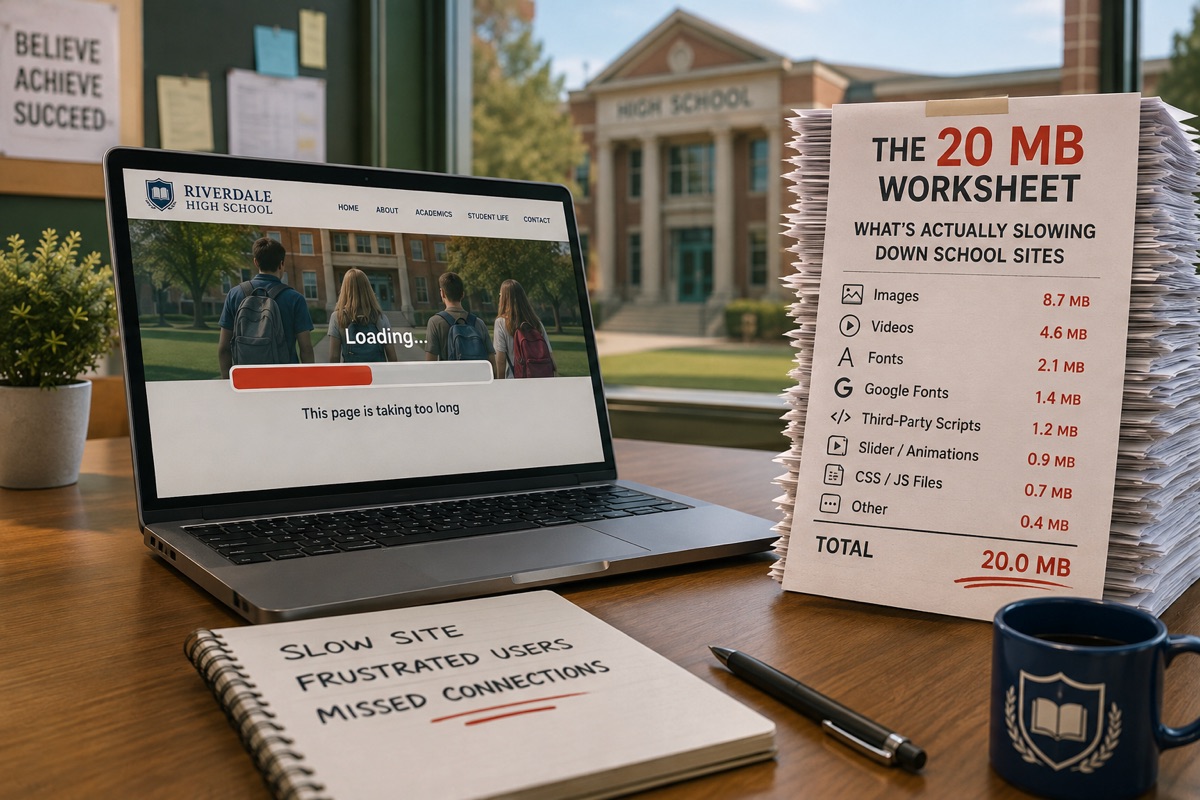 The 20 MB Worksheet: What's Actually Slowing Down School Sites