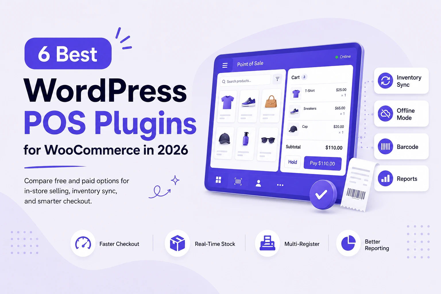 6 Best WordPress POS plugin for WooCommerce in 2026