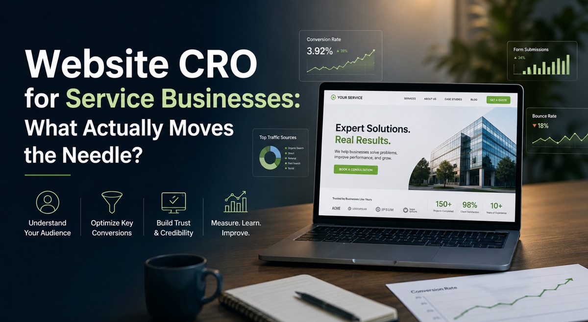 Website CRO for Service Businesses: What Actually Moves the Needle?