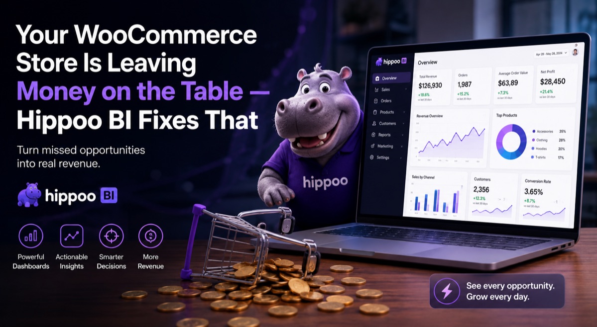 Your WooCommerce Store Is Leaving Money on the Table — Hippoo BI Fixes That
